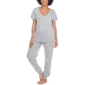 HONEYDEW Ladies' 2 Piece Embroidered Heart Lounge Set - NWT XS